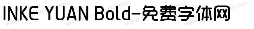 INKE YUAN Bold字体转换